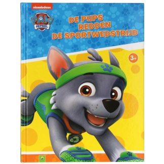 1561074 Paw Patrol leesboek de pups redden een sportwedstrijd