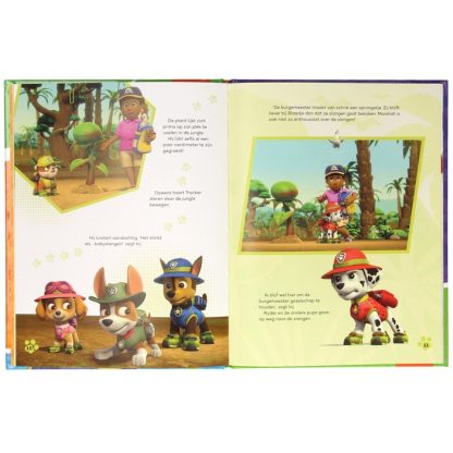 1561075 Paw Patrol leesboek de pups redden een reuzenplant het verhaal