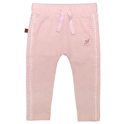 24031002 Frogs and Dogs lange broek mousseline roze voorkant