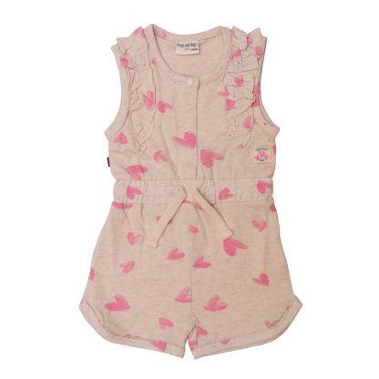 24033008 Frogs and Dogs playsuit hearts aop spring breeze voorkant