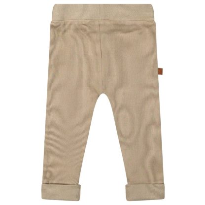 24037003 Frogs and Dogs lange broek rib organic taupe achterkant