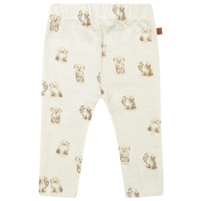 24037006 Frogs and Dogs lange broek dogs organic off white achterkant