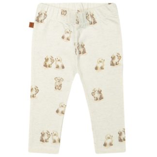 24037006 Frogs and Dogs lange broek dogs organic off white voorkant