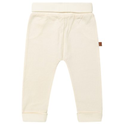 24037008 Frogs and Dogs lange broek waffle organic off white achterkant