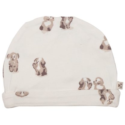 24037009 Frogs and Dogs beanie dogs organic off white achterkant