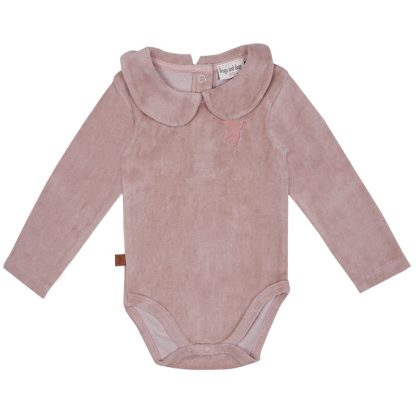 24084001 romper velvet roze paloma voorkant