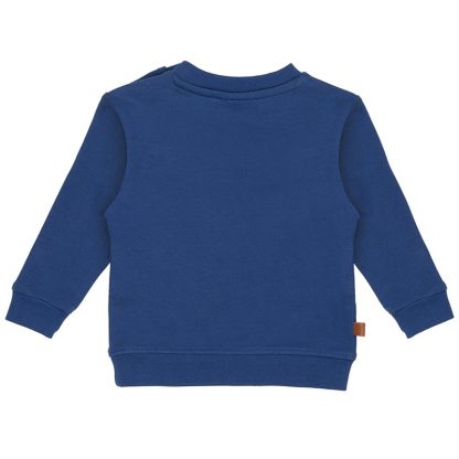 25025008 Frogs and Dogs sweater smile blauw achterkant