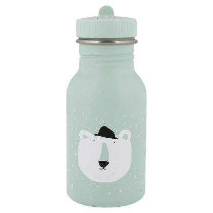 2610196 Trixie drinkfles RVS Mr Polar Bear 350ml voorkant