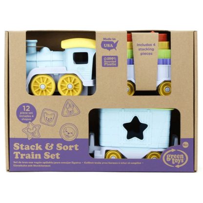 2999907 Green Toys stapel en sorteertrein verpakking