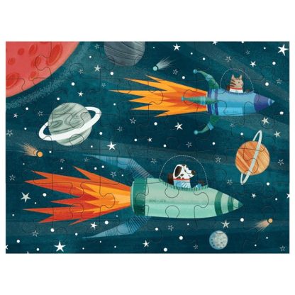 354596 Mudpuppy puzzel to go outer space puzzel