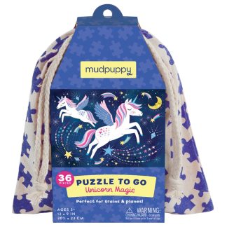 355694 Mudpuppy puzzel to go unicorn magic verpakking