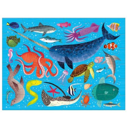 356334 Mudpuppy puzzel to go ocean life puzzel