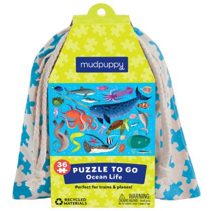 356334 Mudpuppy puzzel to go ocean life verpakking