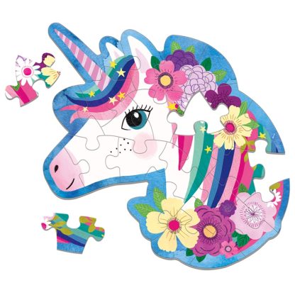 356791 Mudpuppy puzzel mini unicorn puzzel