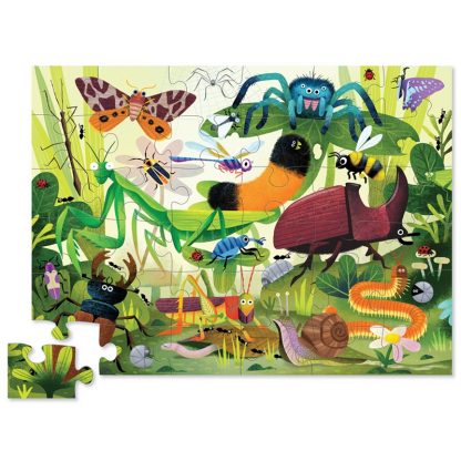 3840783 Crocodile Creek vloerpuzzel backyard bugs puzzel