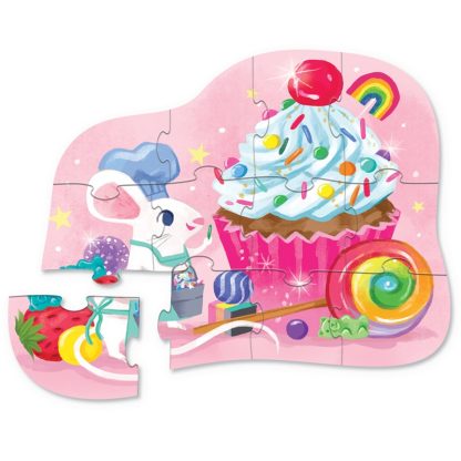 3841198 Crocodile Creek puzzel cupcake met muis puzzel