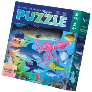 3879055 Crocodile Creek folie puzzel shimmering sharks verpakking