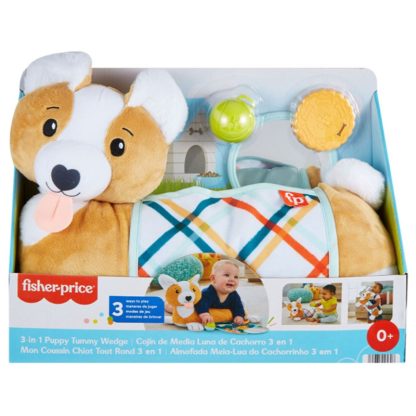 4583174 Fisher Price 3in1 puppy buikligtrainer verpakking