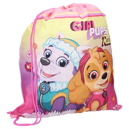 520-4518 Paw Patrol gymtas girl pups rule detail