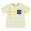 B.E.S.S. | t-shirt geel pocket striped