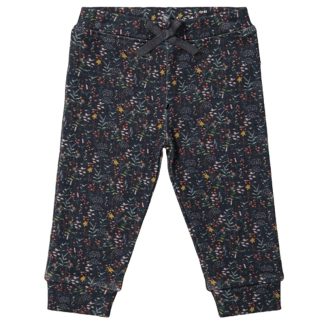 DHPA15 Ducky Beau broek aop flowers blauw