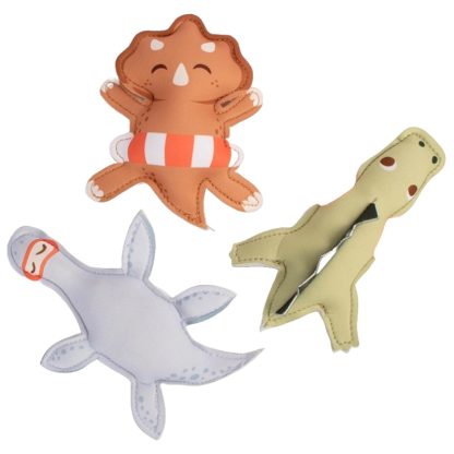 FI-03644 Filibabba badspeelgoed duikvriendjes dino set van 3