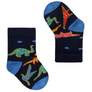 Faves sokken dinosaurus blauw