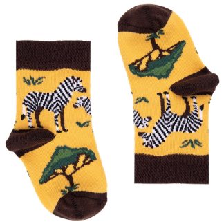Faves sokken zebra geel