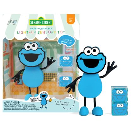 Glo Pals Sesamstraat glo pal Koekiemonster