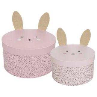 Jabadabado opbergboxen bunny 2st set van 2