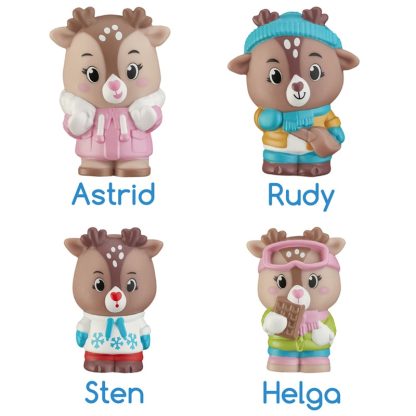 KL-700308F Klorofil speelset familie Rendier characters