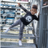 Lucky no.7 longsleeve panda zwart - Afbeelding 3