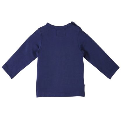 NOLS03 Ducky Beau longsleeve muis navy achterkant