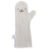 Nifty baby shower glove zeehond grijs