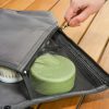 Reer verschoningsmat organizer grijs vak met ritssluiting