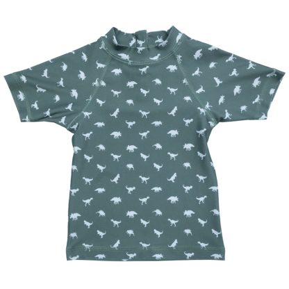 ST50000028 Slipstop UV t-shirt dino green voorkant