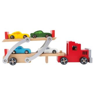 Small Foot houten autotransporter klassiek