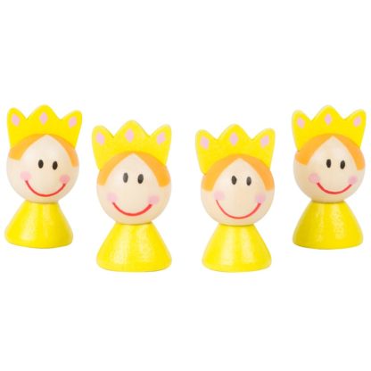 Small Foot houten ludospel prinsessen gele prinsessen