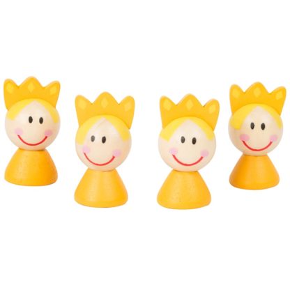 Small Foot houten ludospel prinsessen oranje prinsessen