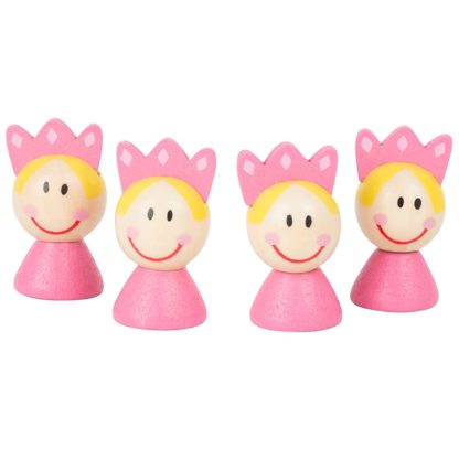 Small Foot houten ludospel prinsessen roze prinsessen