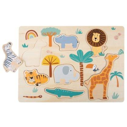 Small Foot houten puzzel safari zebra