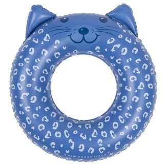 Swim Essentials zwemband dieren panterprint blauw Ø 55 cm