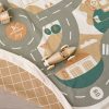Toddlekind interactieve speelmat met opbergzak desert city sfeerfoto met speelgoed